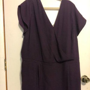 Plus size wide leg jumpsuit